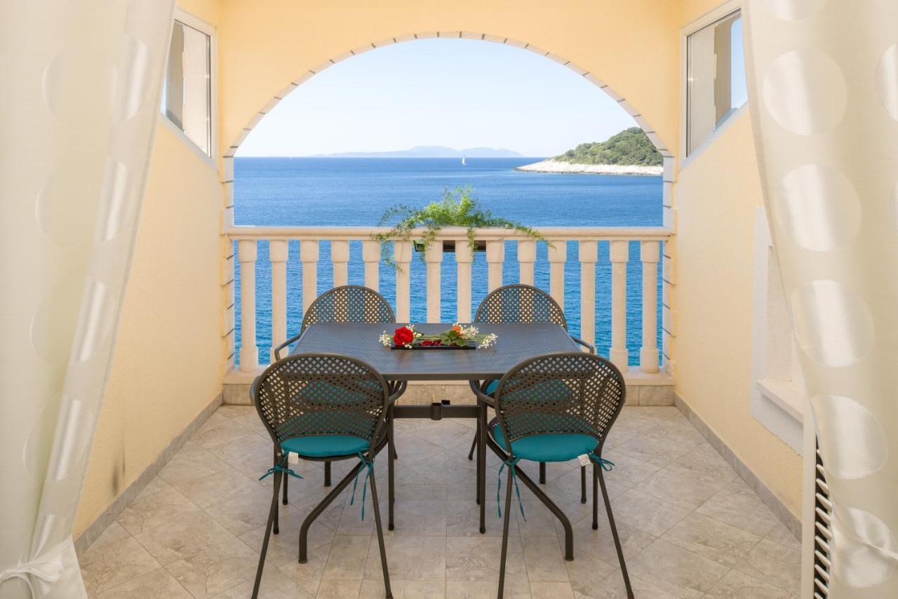Luxury Bellavista Amazing Sea Holidays With Private Beach & Parking Milna  Exterior photo