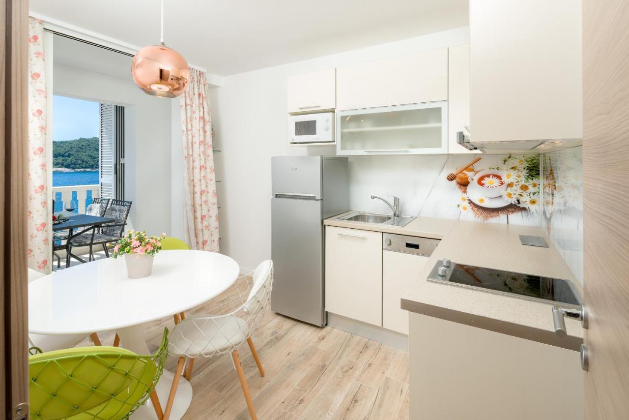 Luxury Bellavista Amazing Sea Holidays With Private Beach & Parking Milna  Exterior photo
